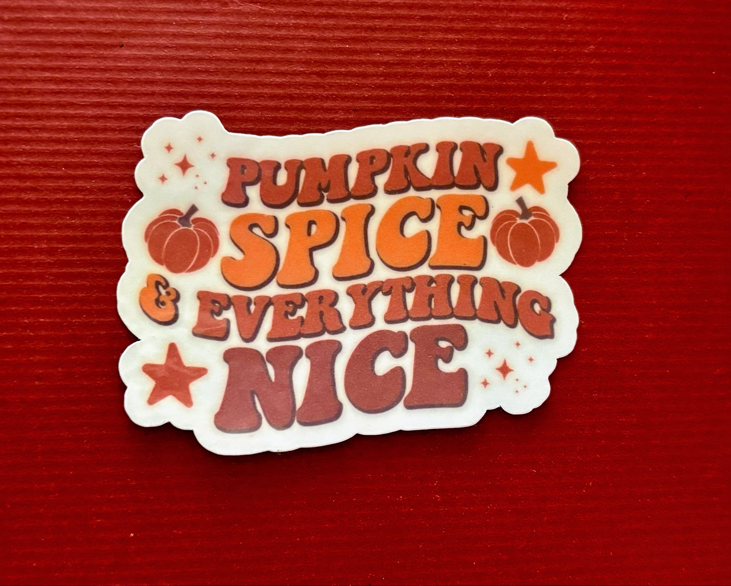 Pumpkin Spice Sticker