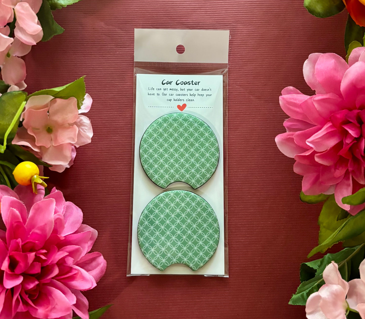 Circular Car Coasters