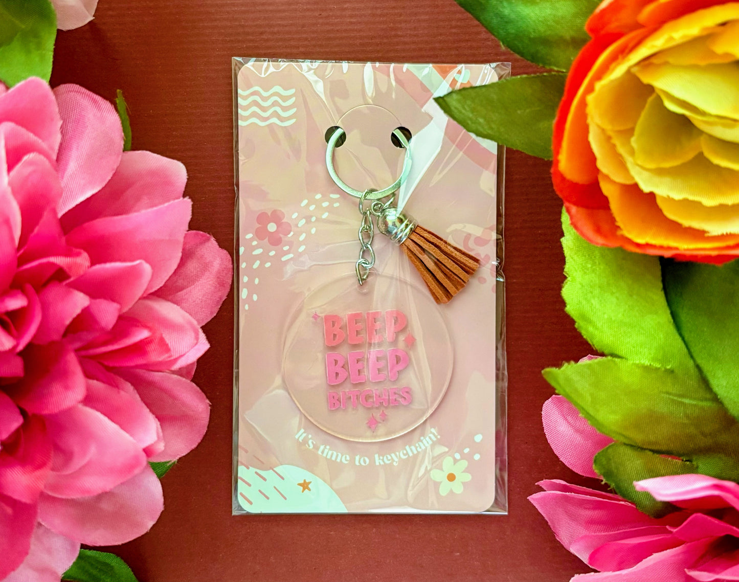 Beep Beep Keychain