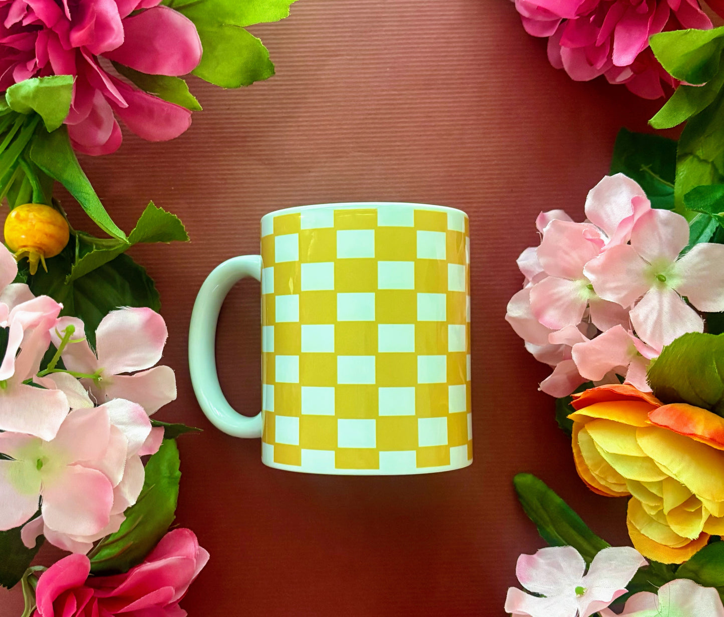 Checkered Mug