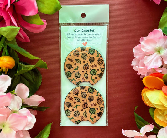Fall Car Coasters