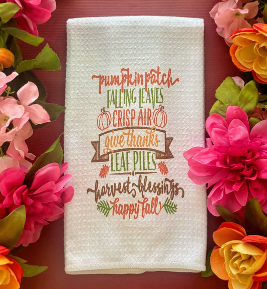 Fall Favorites Kitchen Towel