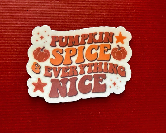 Pumpkin Spice Sticker